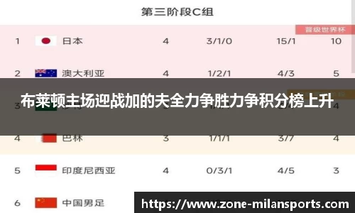 布莱顿主场迎战加的夫全力争胜力争积分榜上升